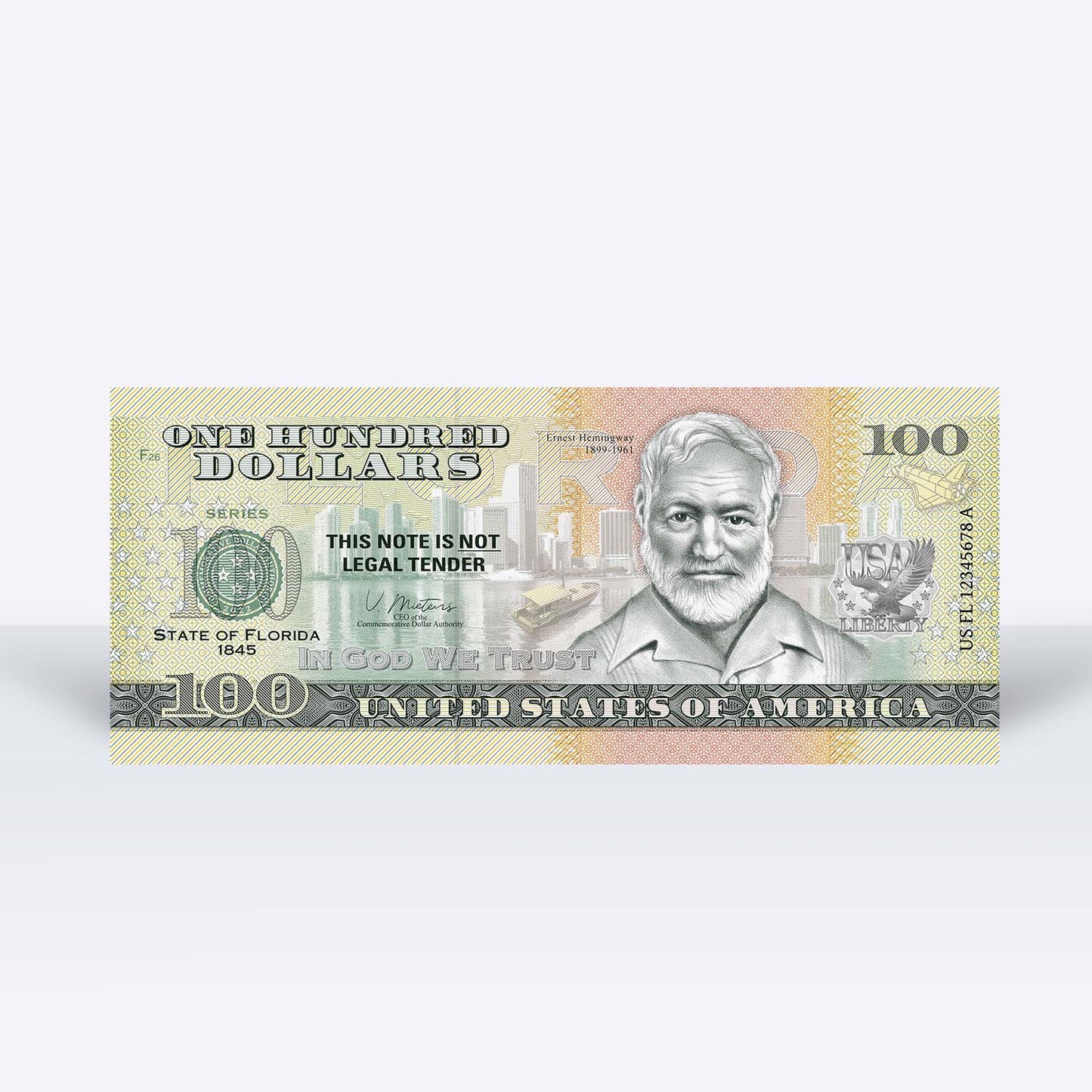 Souvenirschein 100 Dollar Florida - The Sunshine State