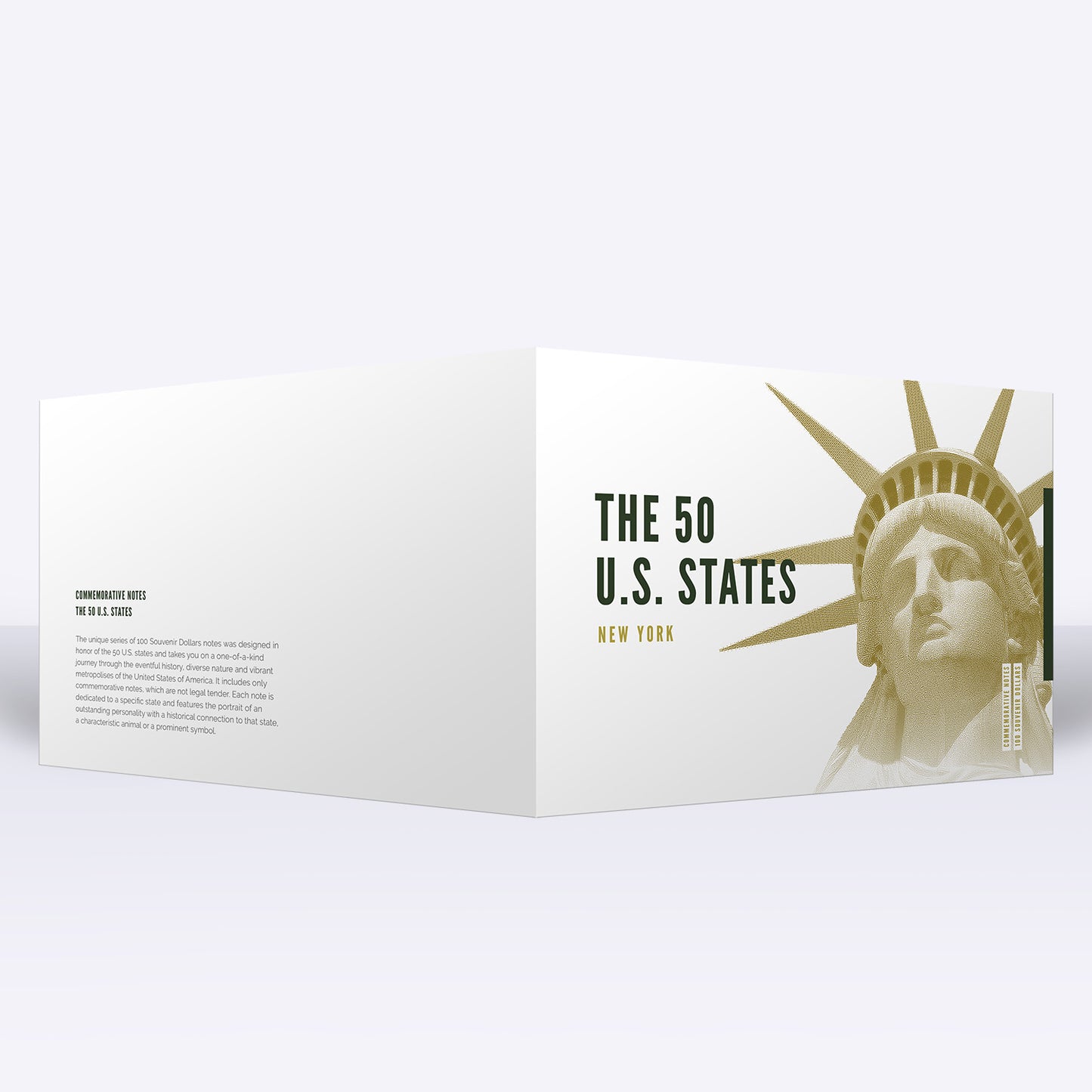 Souvenirschein 100 Dollar New York – Der Staat mit dem Big Apple
