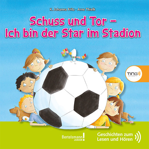 Schuss und Tor! Ich bin der Star im Stadion!