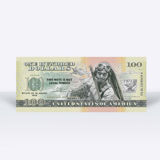 Souvenirschein 100 Dollar Alabama - Herz des Südens