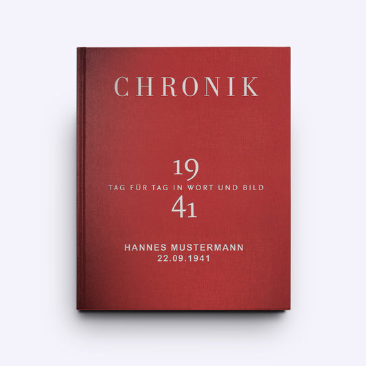Chronik Jahrgangsband 1941 - Personalisierte Jubiläumschronik