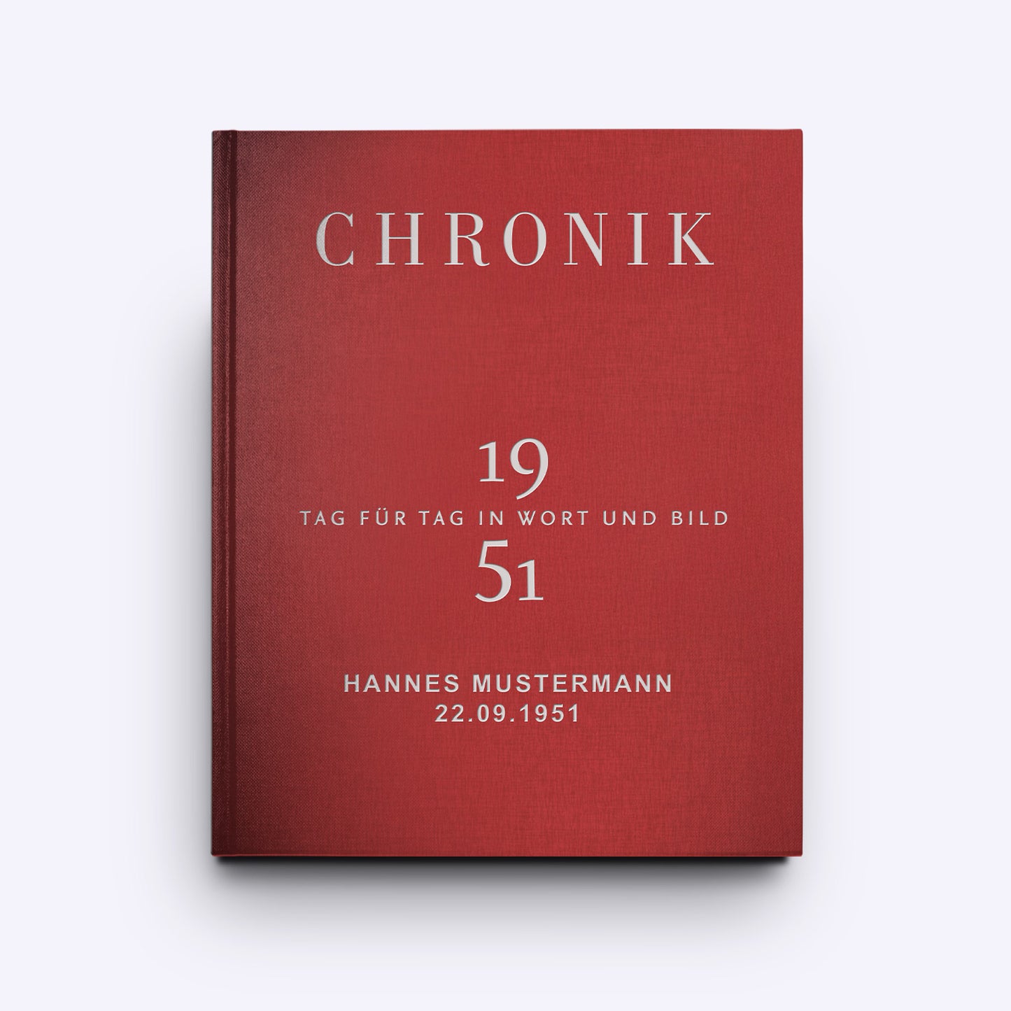 Chronik Jahrgangsband 1951 - Personalisierte Jubiläumschronik