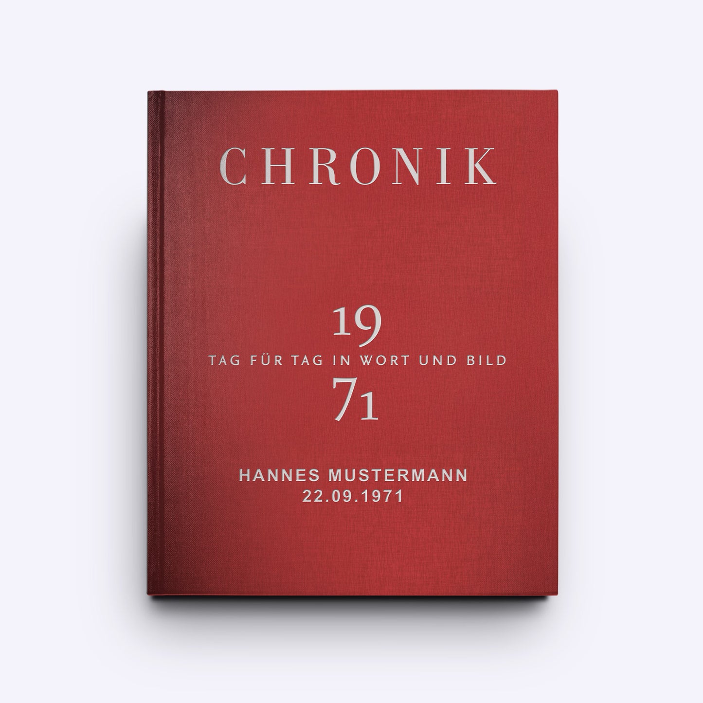 Chronik Jahrgangsband 1971 - Personalisierte Jubiläumschronik