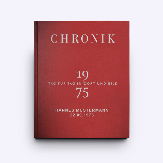 Chronik Jahrgangsband 1975 - Personalisierte Jubiläumschronik