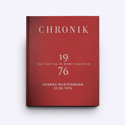 Chronik Jahrgangsband 1976 - Personalisierte Jubiläumschronik
