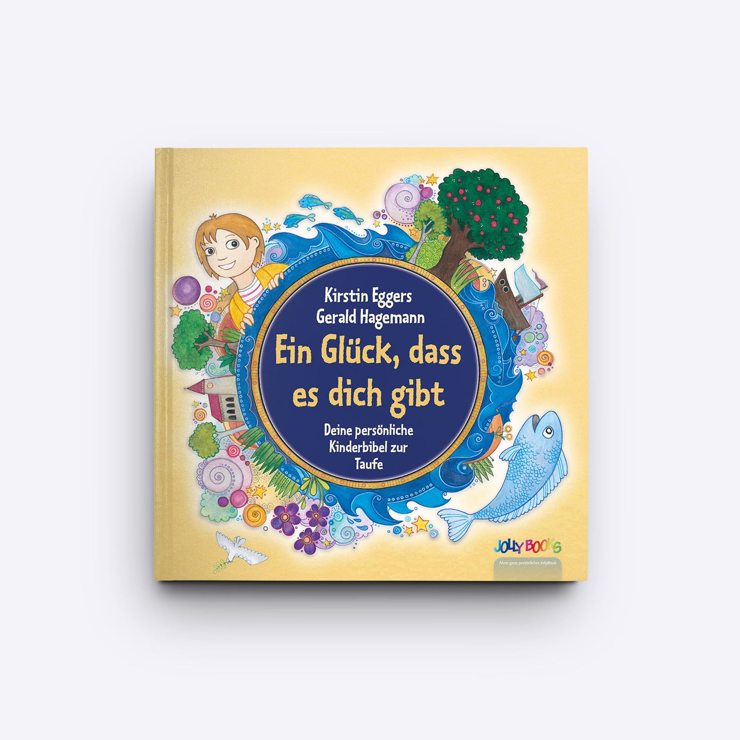 Ein Glück, dass es dich gibt -  Personalisierte Kinderbibel zur Taufe