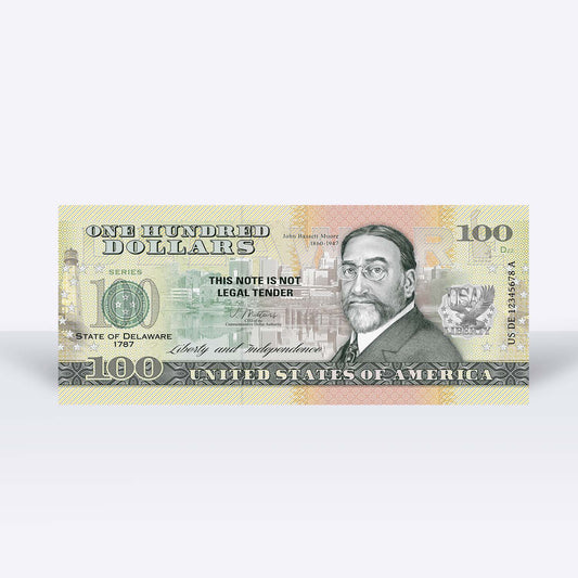 Souvenirschein 100 Dollar Delaware - The First State
