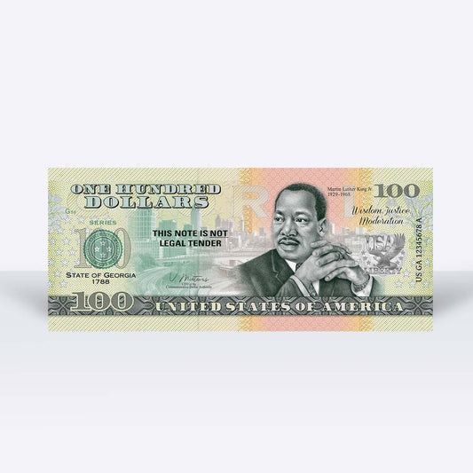 Souvenirschein 100 Dollar Georgia - Empire State of the South