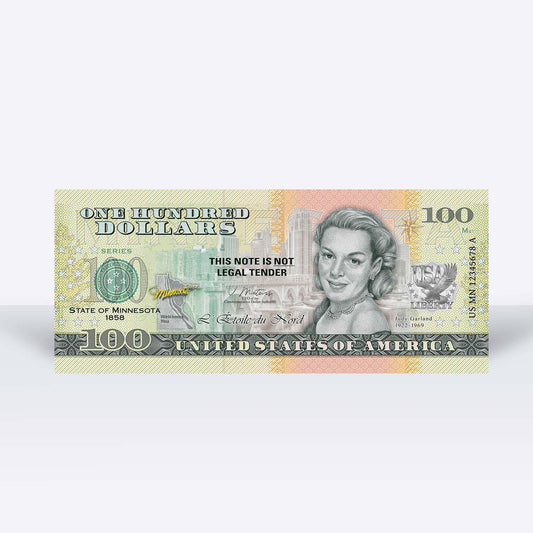 Souvenirschein 100 Dollar Minnesota - Das Land der 10.000 Seen