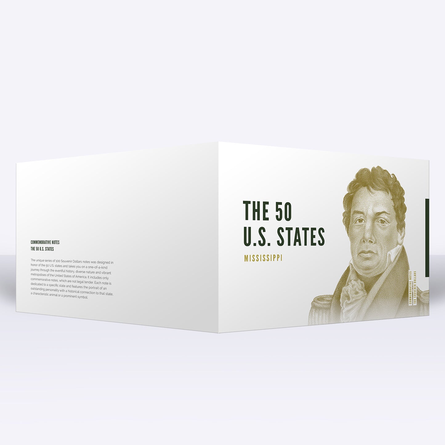 Souvenirschein 100 Dollar Mississippi - The Magnolia State