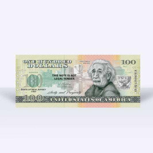Souvenirschein 100 Dollar New Jersey - Die Hausapotheke der Welt