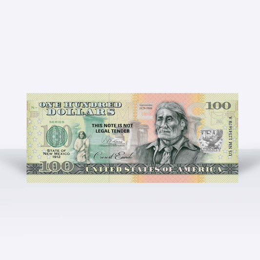 Souvenirschein 100 Dollar New Mexico - Das neue Reich aus den Legenden der Azteken
